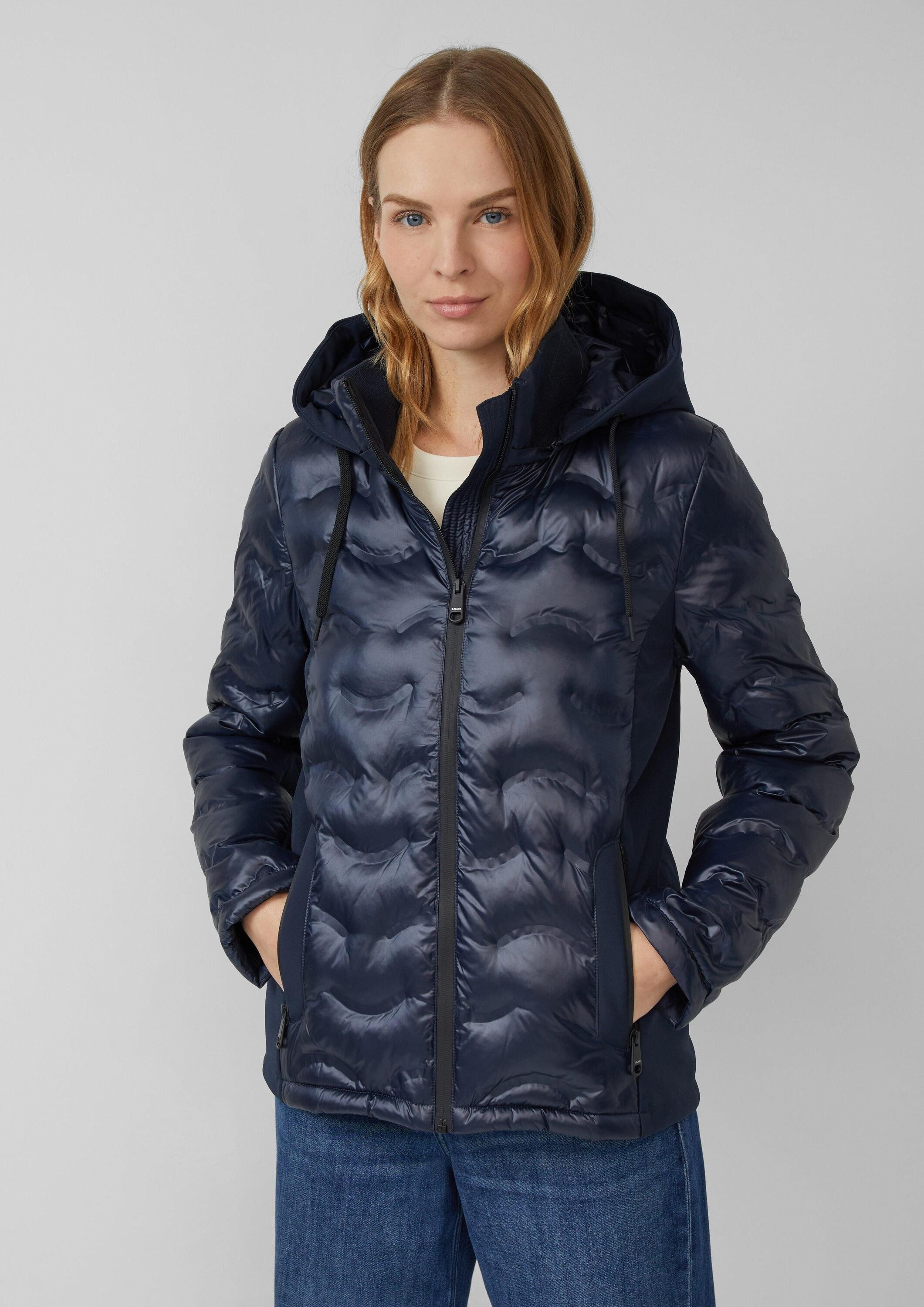 s.Oliver Funktionsjacke Outdoor-Jacke Leichte Jacke im Fabricmix mit abnehm günstig online kaufen