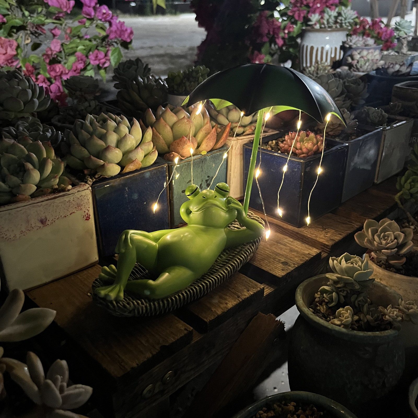 BlingBin LED Solarleuchte Outdoor Solar Frosch günstig online kaufen