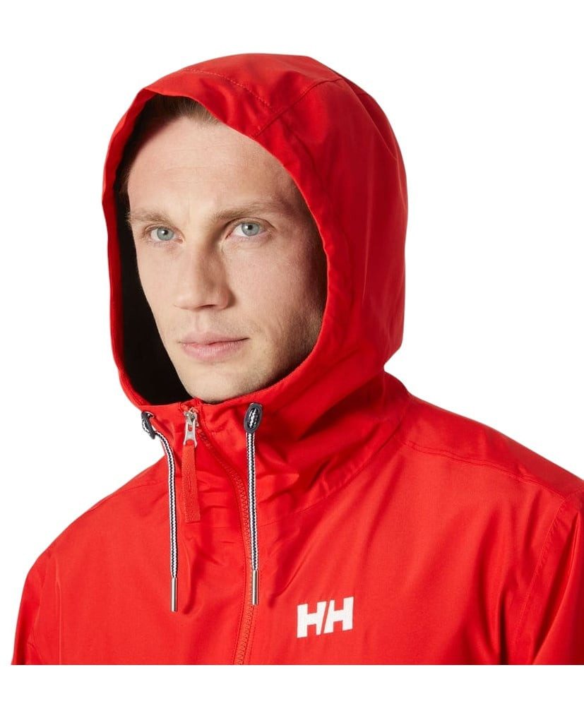 Helly Hansen Regenjacke Sandoy Rain (2-Lagen, wasserdicht) rot Herren – Bild 4 von 5