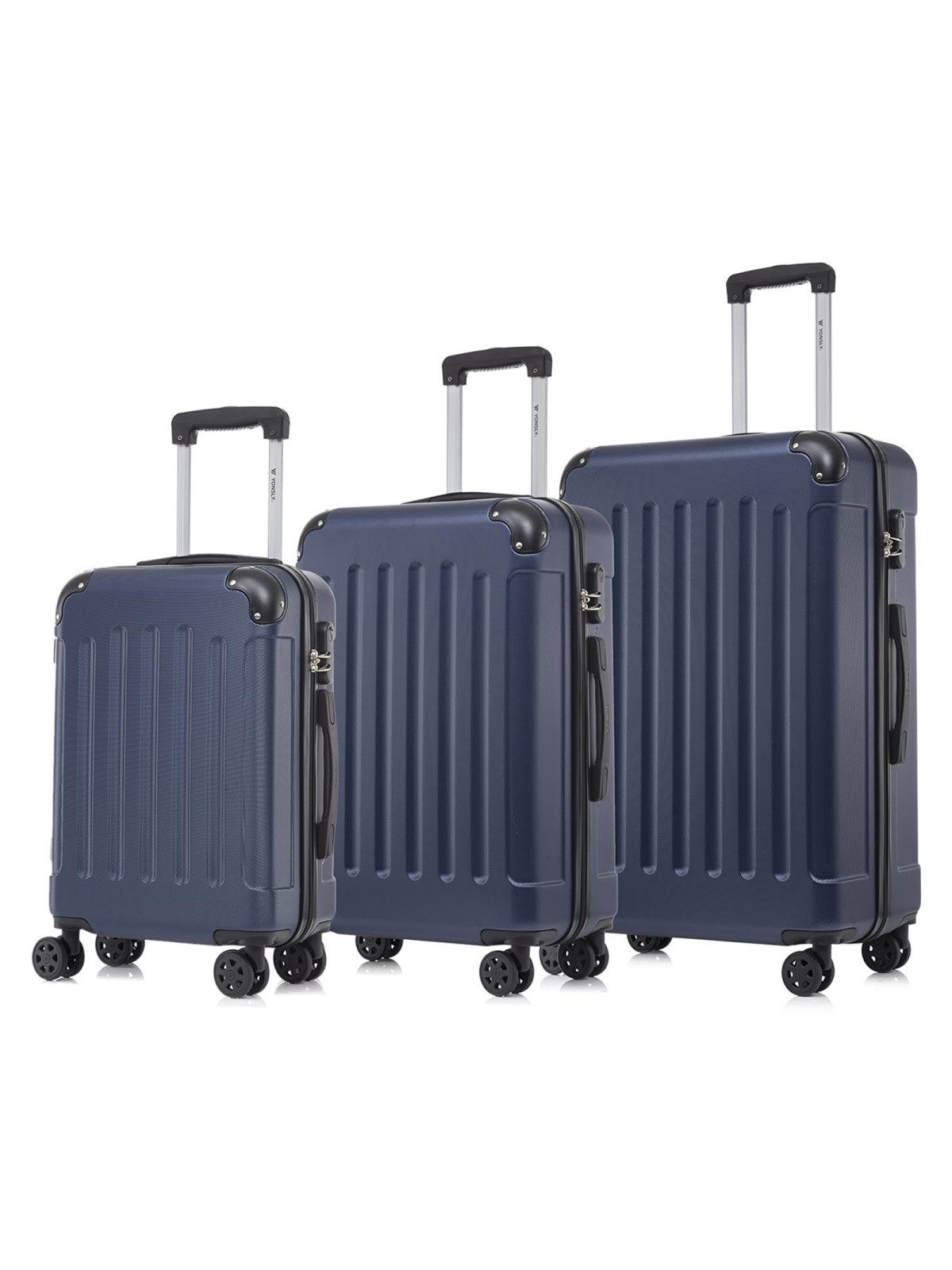 Kofferset Reisekoffer Trolley Hartschale aus ABS für Urlaubs- und Familienreisen