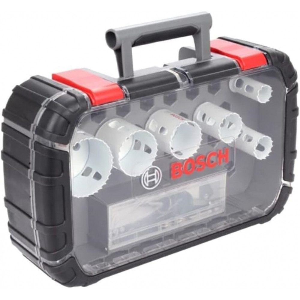 BOSCH Elektrowerkzeug-Set Bosch 9tlg ElektrikerSet Progressor Wood Handwerkzeugset