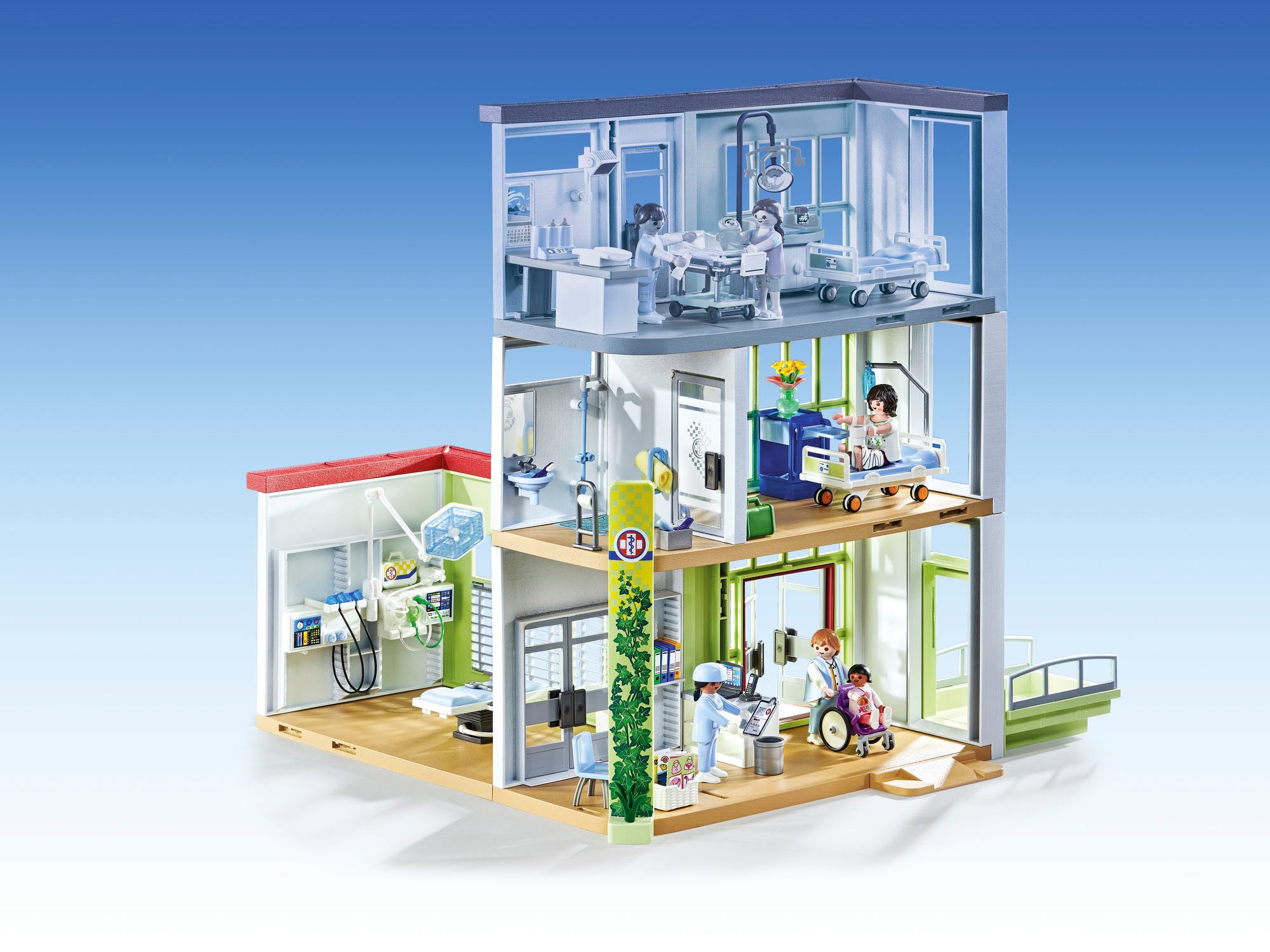 Playmobil® Modernes Krankenhaus (71615), Action Heroes Konstruktions-Spielset, (165 St), Made in Europe – Bild 4 von 5