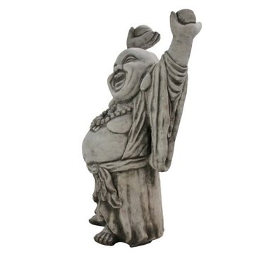 440s Gartenfigur 440s lachender Buddha mit erhobenen Händen, (Stück)