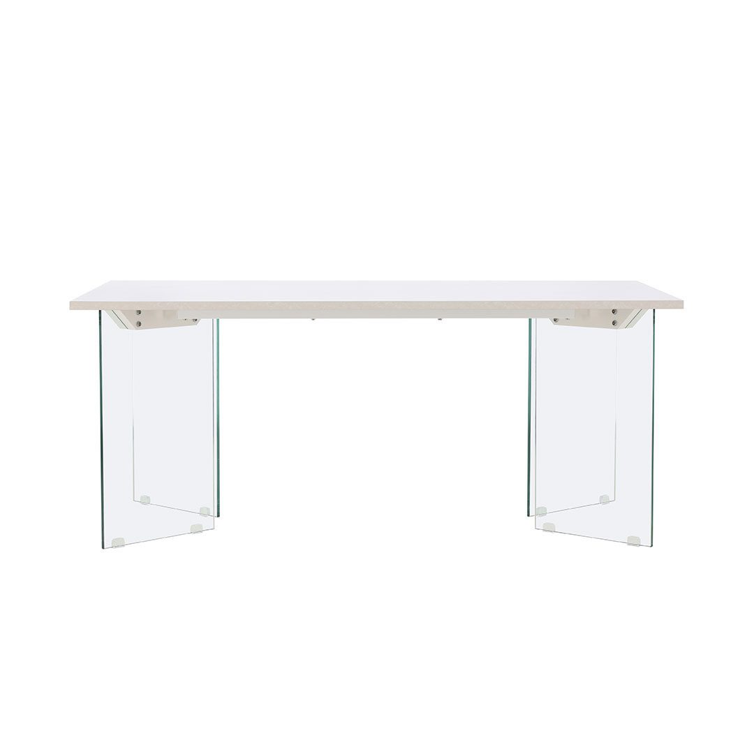 Venture Home Esstisch Ester Esstisch 90x180 cm hellgrau.