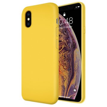 CoolGadget Handyhülle Silikon Colour Series Slim Case für Apple iPhone X, iPhone XS 5,8 Zoll, Hülle weich Handy Cover für iPhone X / XS Schutzhülle