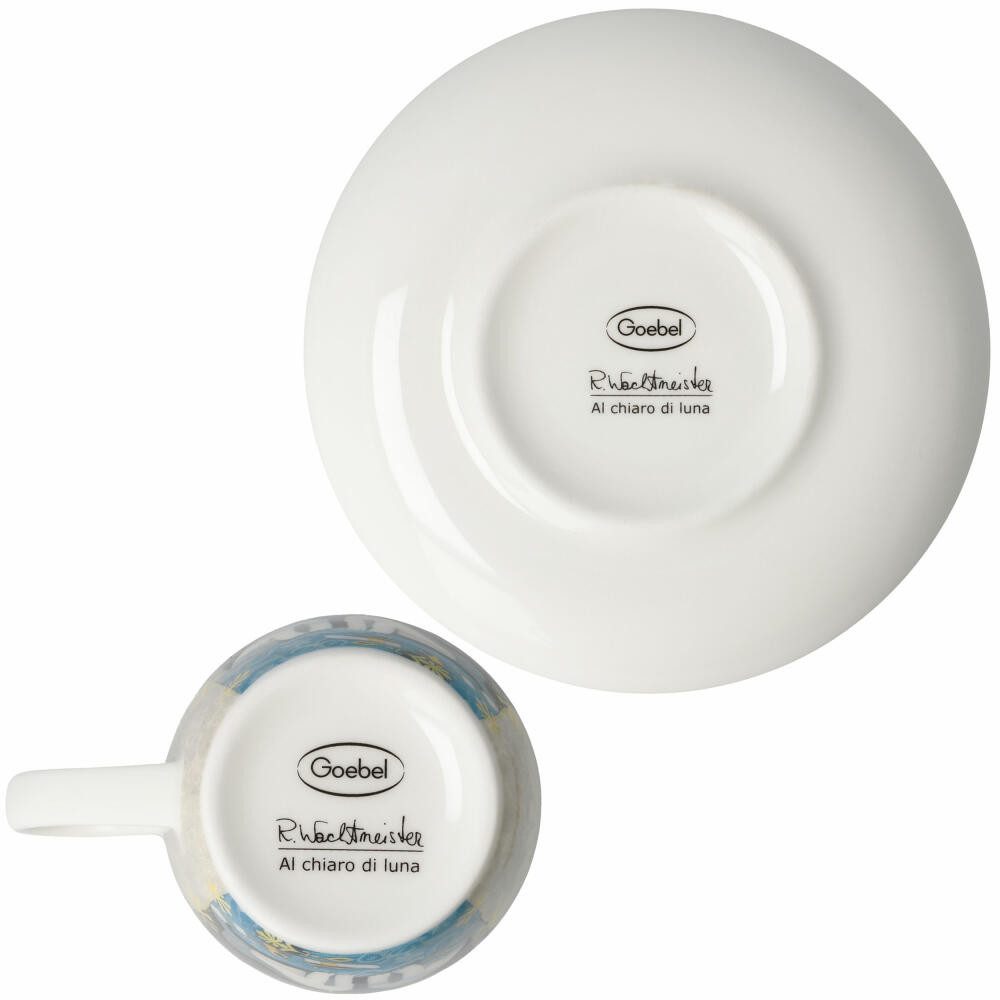 Goebel Espressotasse Rosina Wachtmeister - Al chiaro di luna, 100 ml, Fine Bone China
