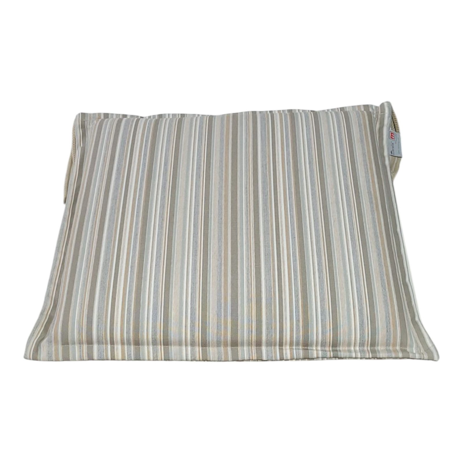 Rübeling Sitzkissen 45cm x 45cm, Sunbrella Porto Grey Chiné, hochwertiger Outdoorstoff