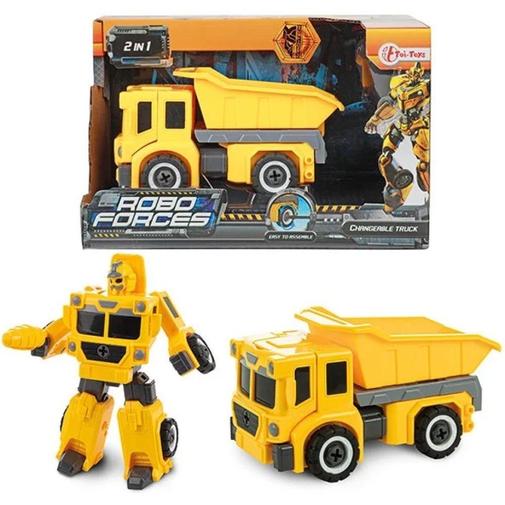 Toi-Toys Roboter Verwandlungs Roboter Kipper Lastwagen