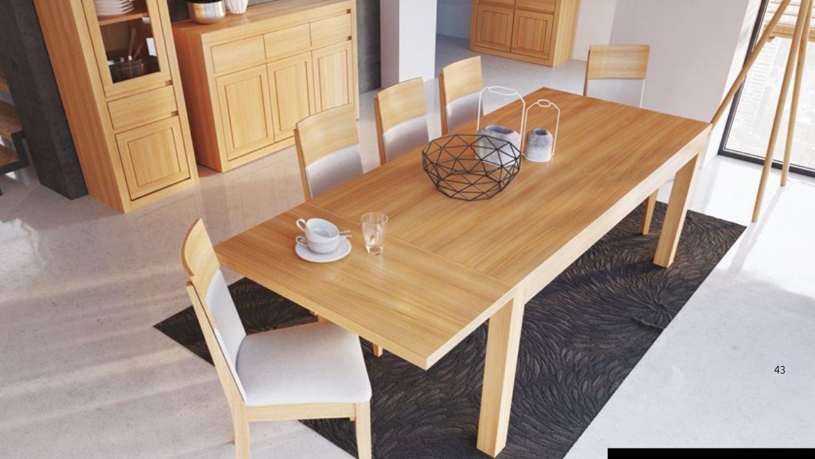JVmoebel Esstisch, Holz Tische Wohn Ess Zimmer Tisch 180 x 90 cm Esstische