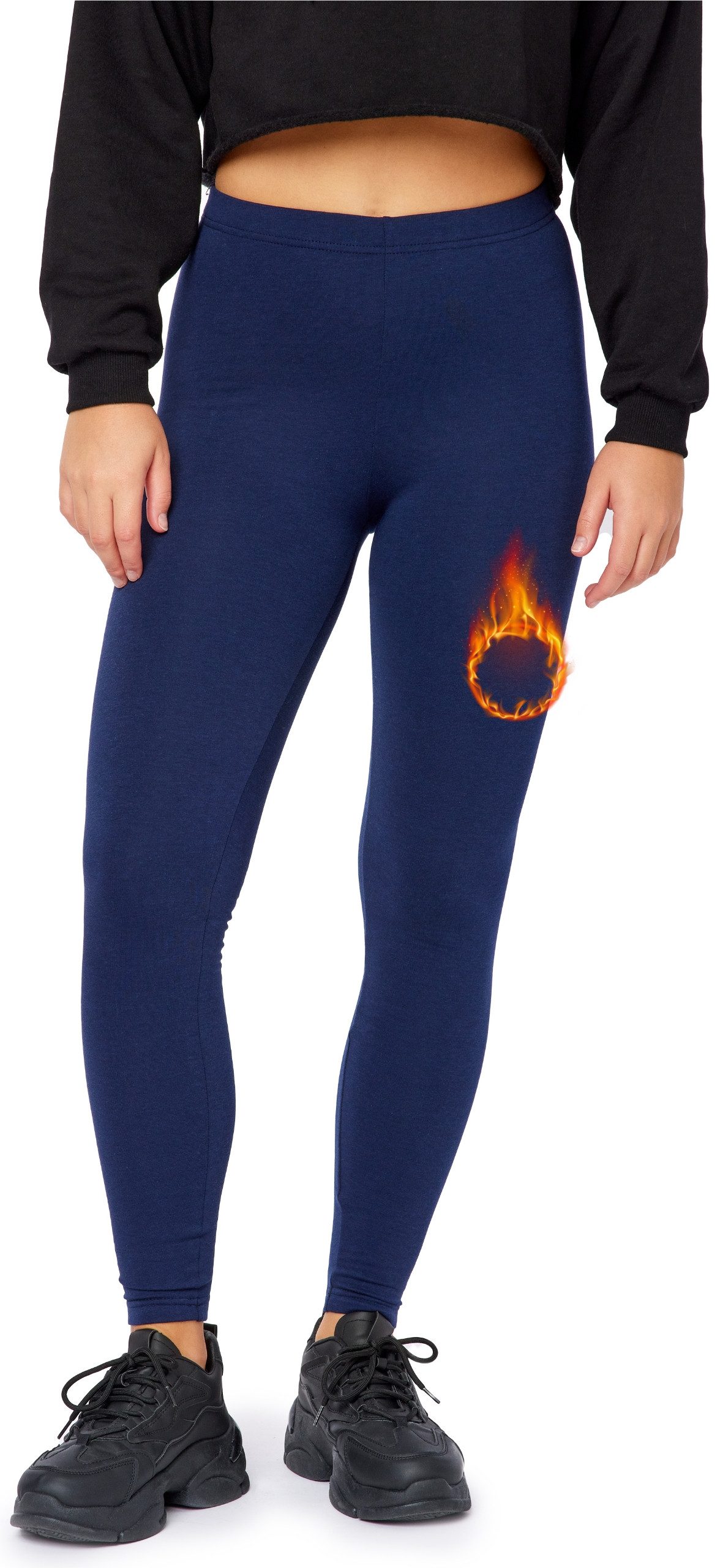 Bellivalini Leggings Damen Thermohose Lang BLV50-320 günstig online kaufen