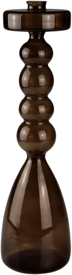 Leonique Kerzenleuchter Lorrely (Set, 2 St), Stabkerzenhalter aus Glas,  Höhe ca. 30 cm