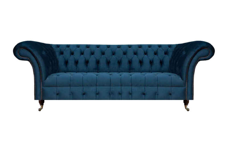 JVmoebel Chesterfield-Sofa Sofa Dreisitze Couch Wohnzimmer Polstersofa Sitzmöbel Möbel Polster, 1 Teile, Made in Europa