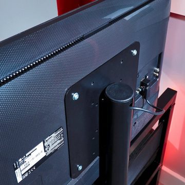 X Rocker Multimediabett Basecamp Gaming Metall Bett mit TV-Halterung für Kinder & Jugendliche