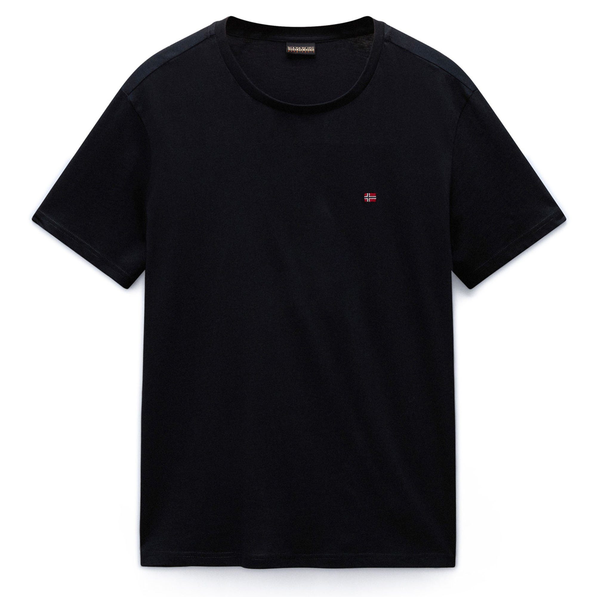 Napapijri T-Shirt Herren T-Shirt 1er Pack Baumwolle SALIS Small Flag (Packung, 1er Pack)