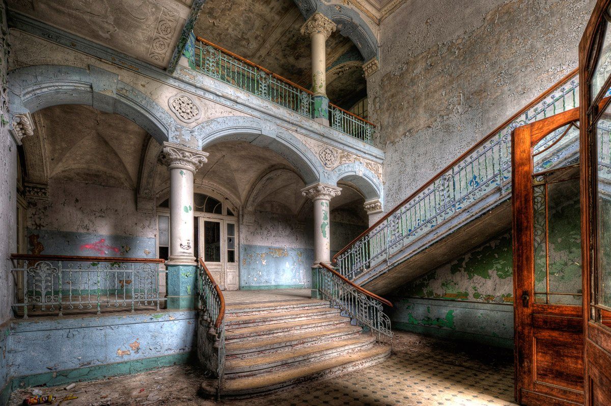 Papermoon Fototapete Verlassenes Krankenhaus Beelitz