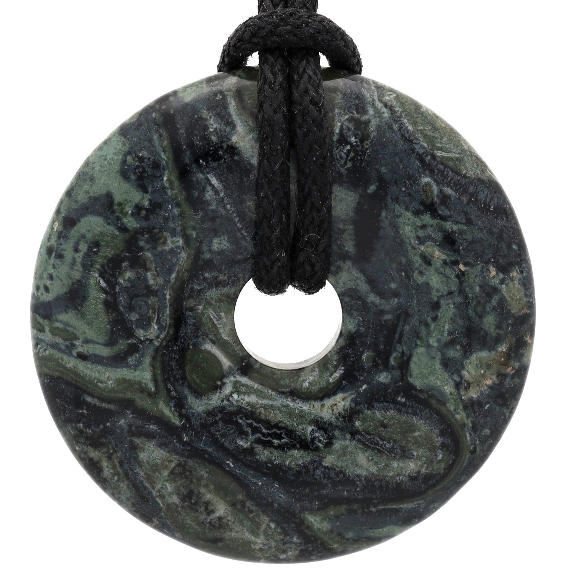 Lebensquelle Plus Runder Anhänger Eldarit Donut, 30 mm Anhänger + Baumwollband