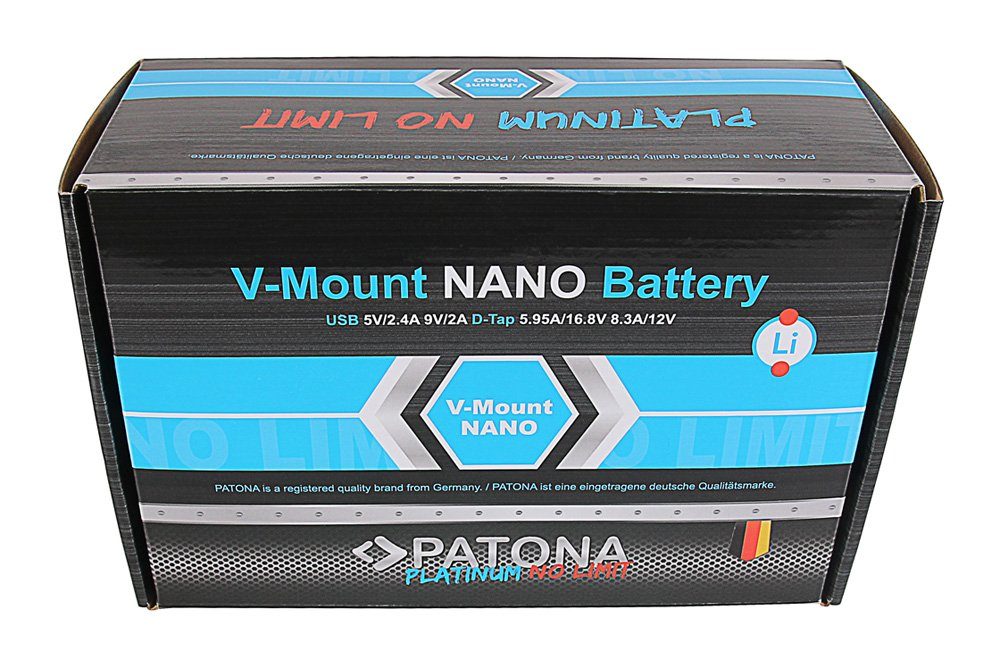 Patona Patona Platinum V50 47 Ersatz-Akku NANO V-Mount Wh Akku Sony für Akku