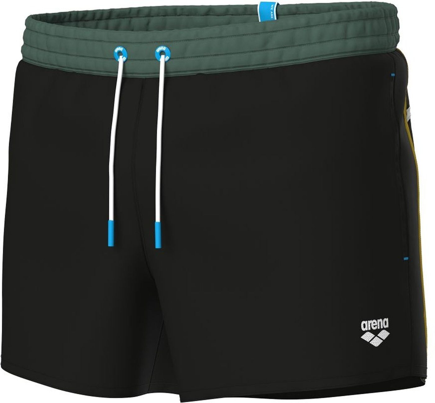Arena Badeshorts M ARENA TAPES BEACH X-SHORT BLACK-SOFT GREEN
