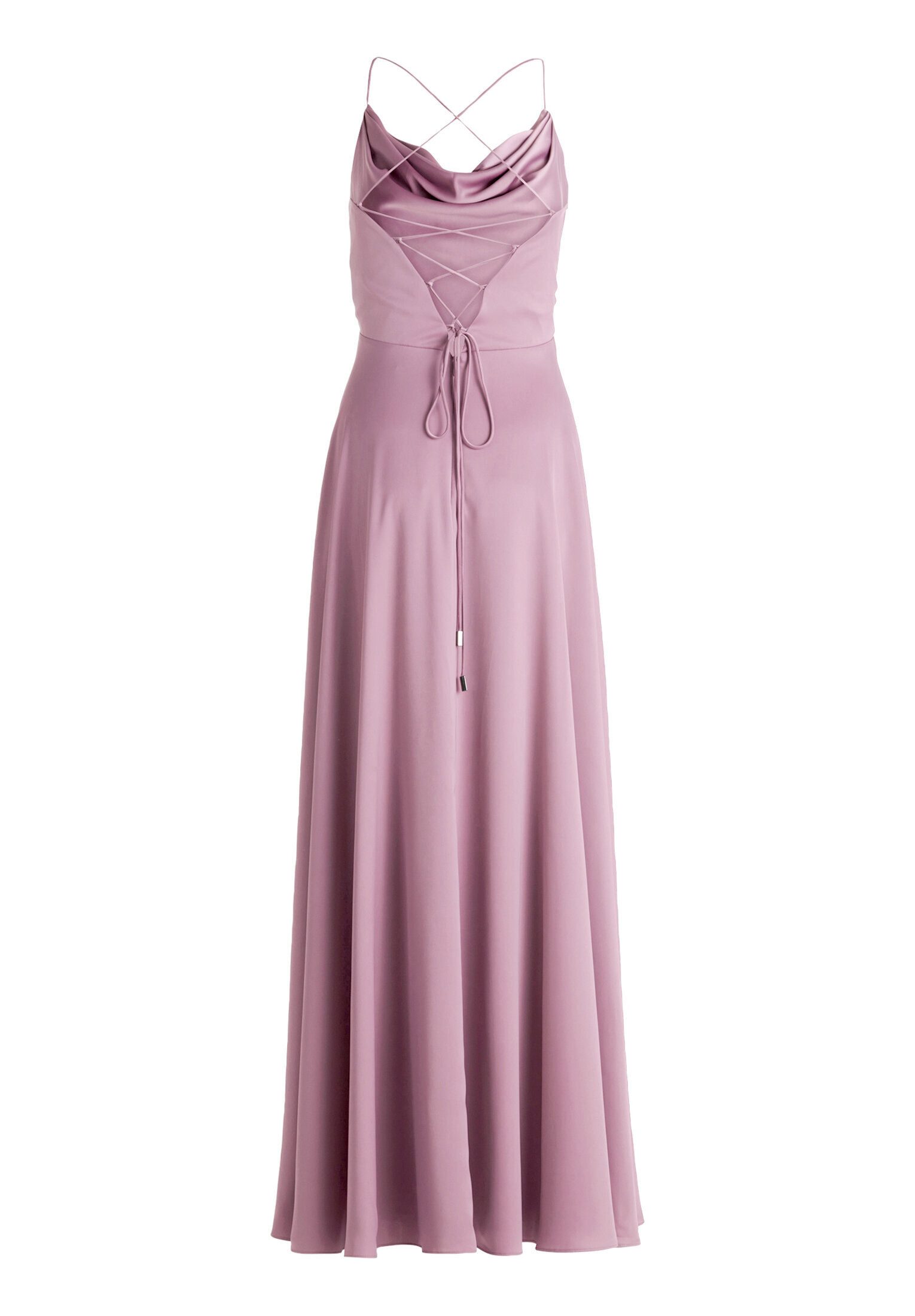 Vera Mont Abendkleid Damen mit Wasserfallausschnitt Material