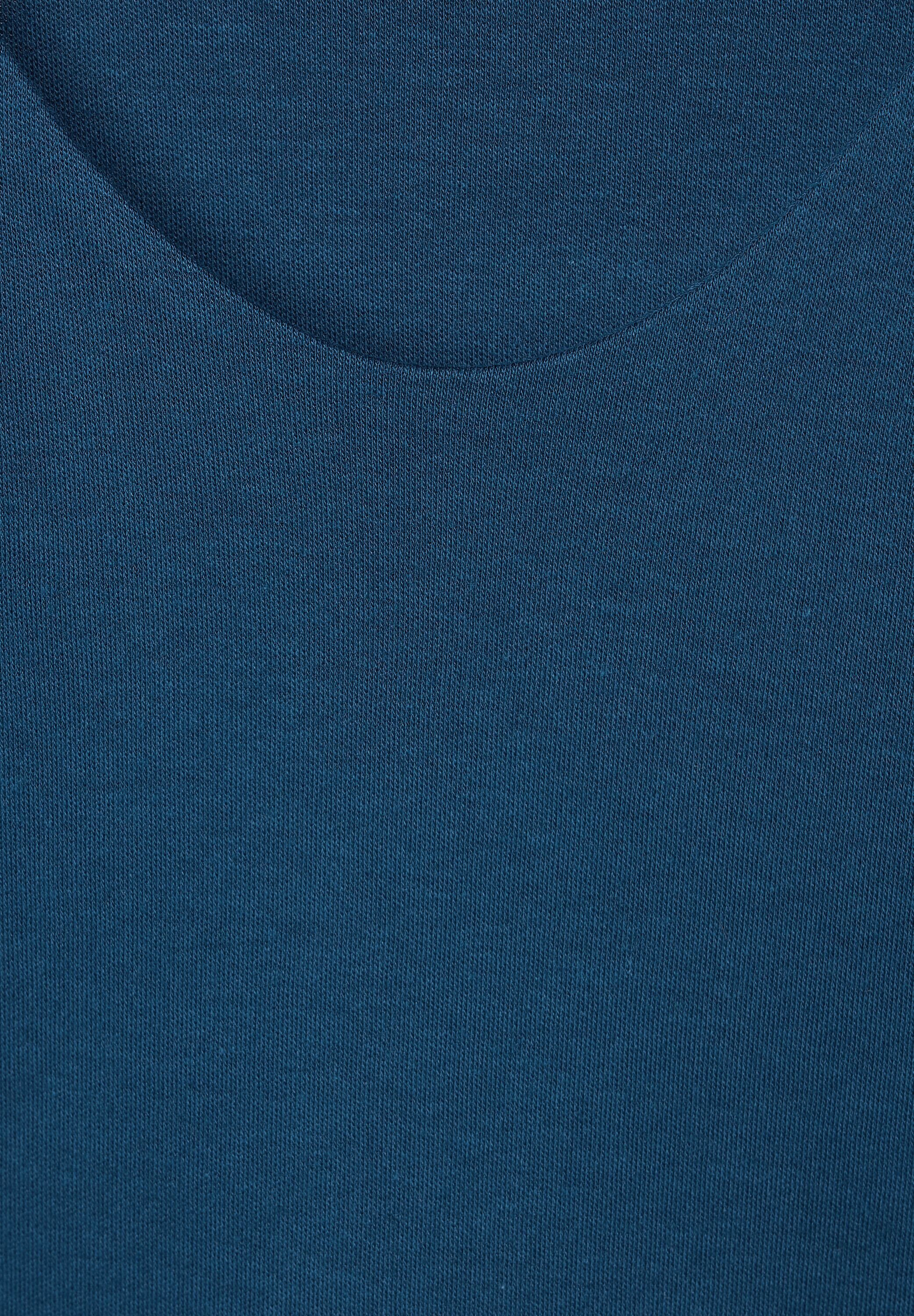 STREET ONE atlantic T-Shirt V-Ausschnitt blue mit