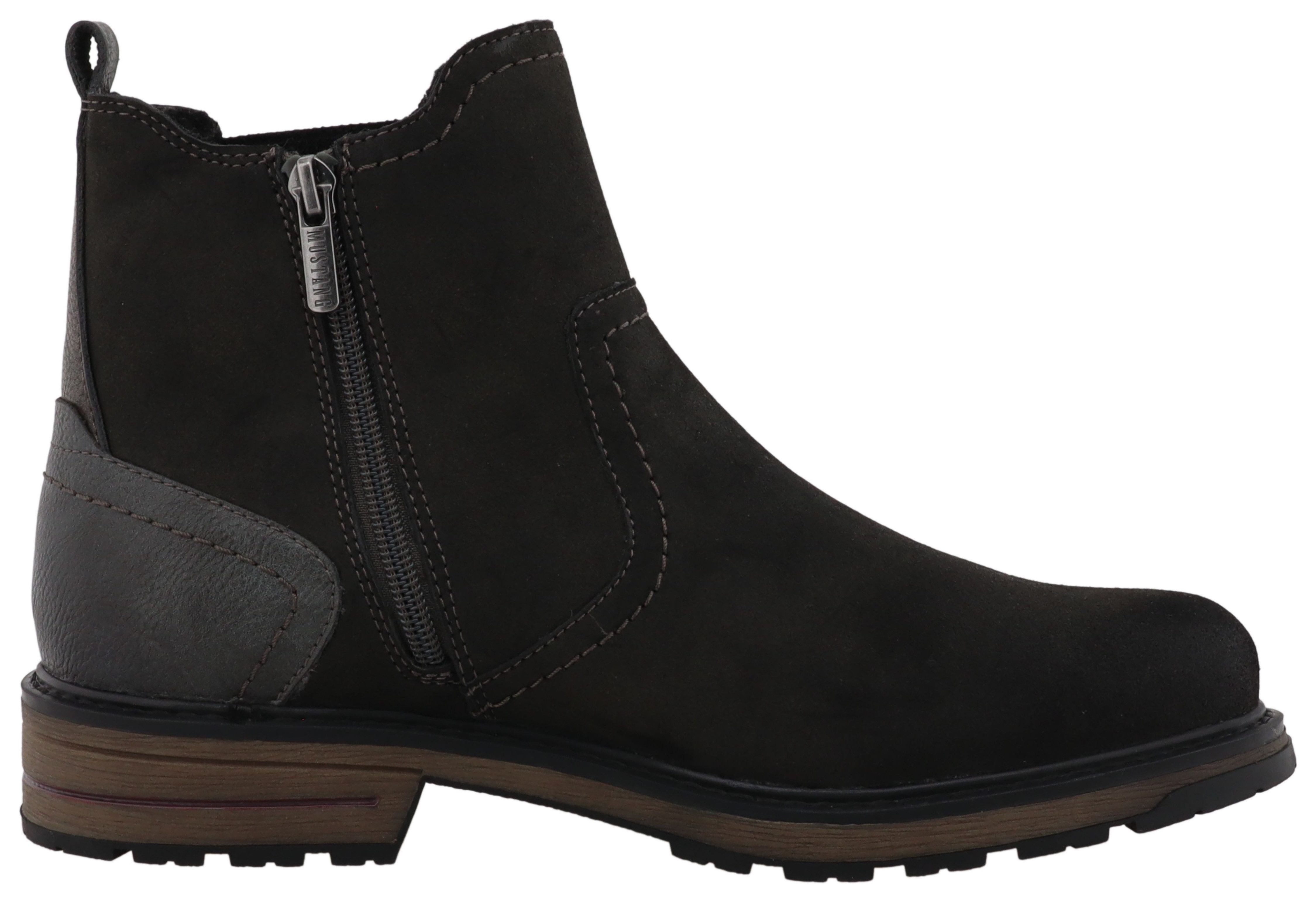 Mustang Shoes Marian Chelseaboots Stiefelette, Boots mit Warmfutter