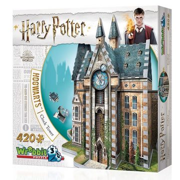 JH-Products Puzzle Hogwarts Clocktower Harry Potter (420 Teile) - 3D-Puzzle, 420 Puzzleteile