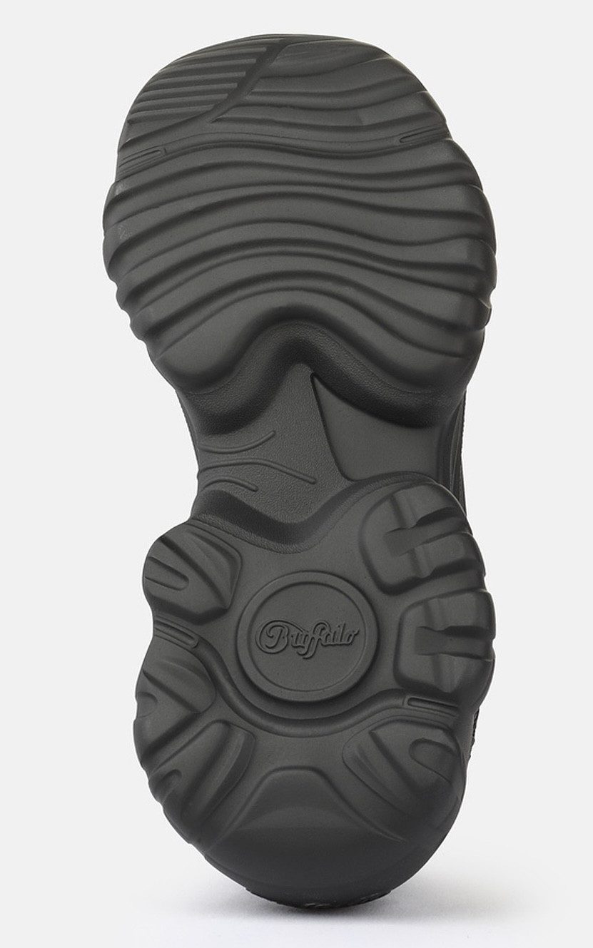 Buffalo Bliss Chain Plateausneaker Halbschuh, Schnürschuh, Chunky Sneaker mit Zierkette