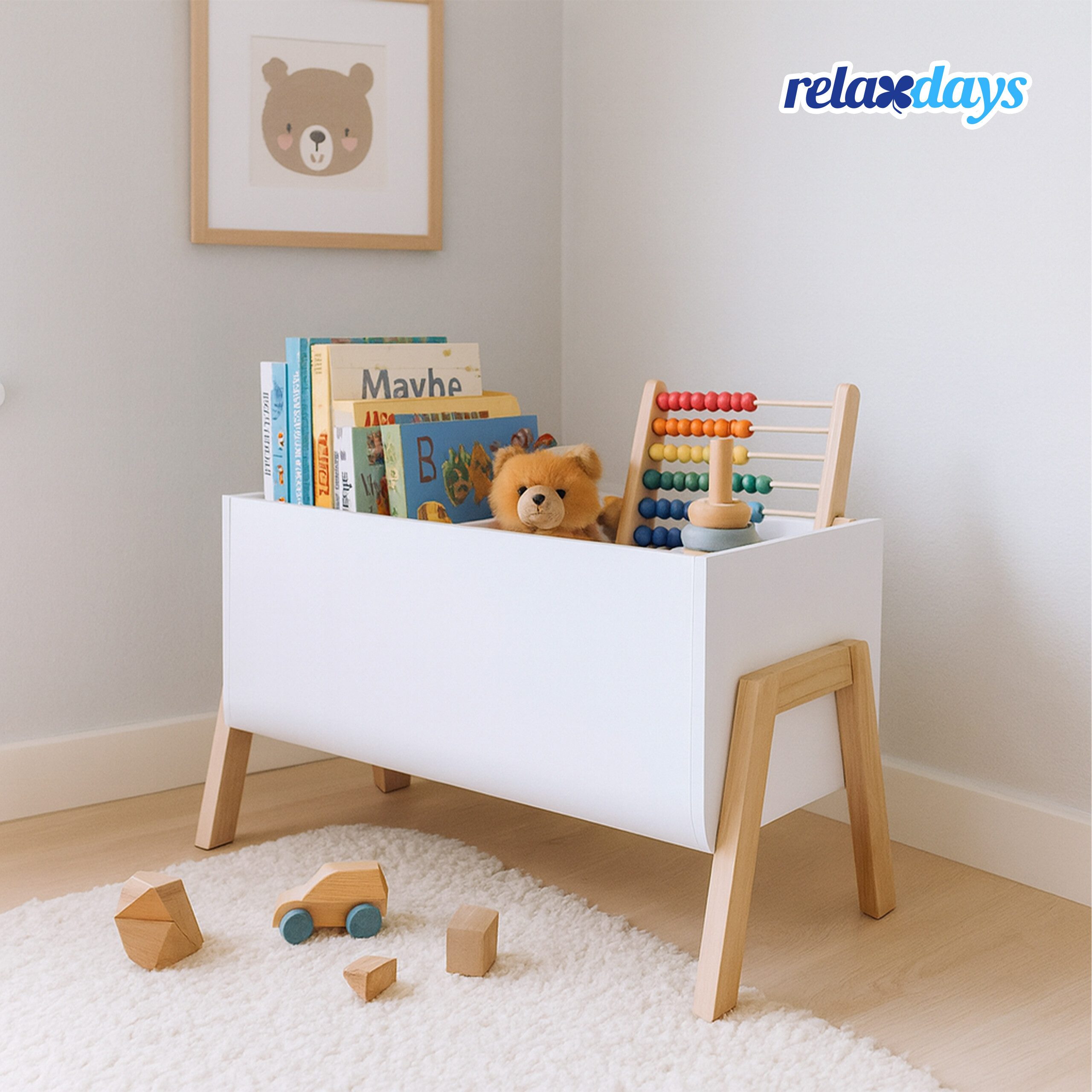 relaxdays Bücherregal für Kinder, 1-tlg. – Bild 2 von 5