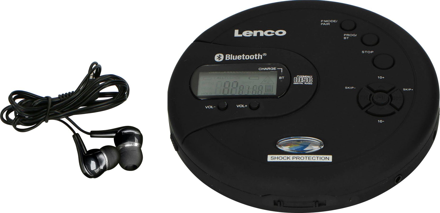 Lenco CD-300 tragbarer CD-Player | MP3-Player