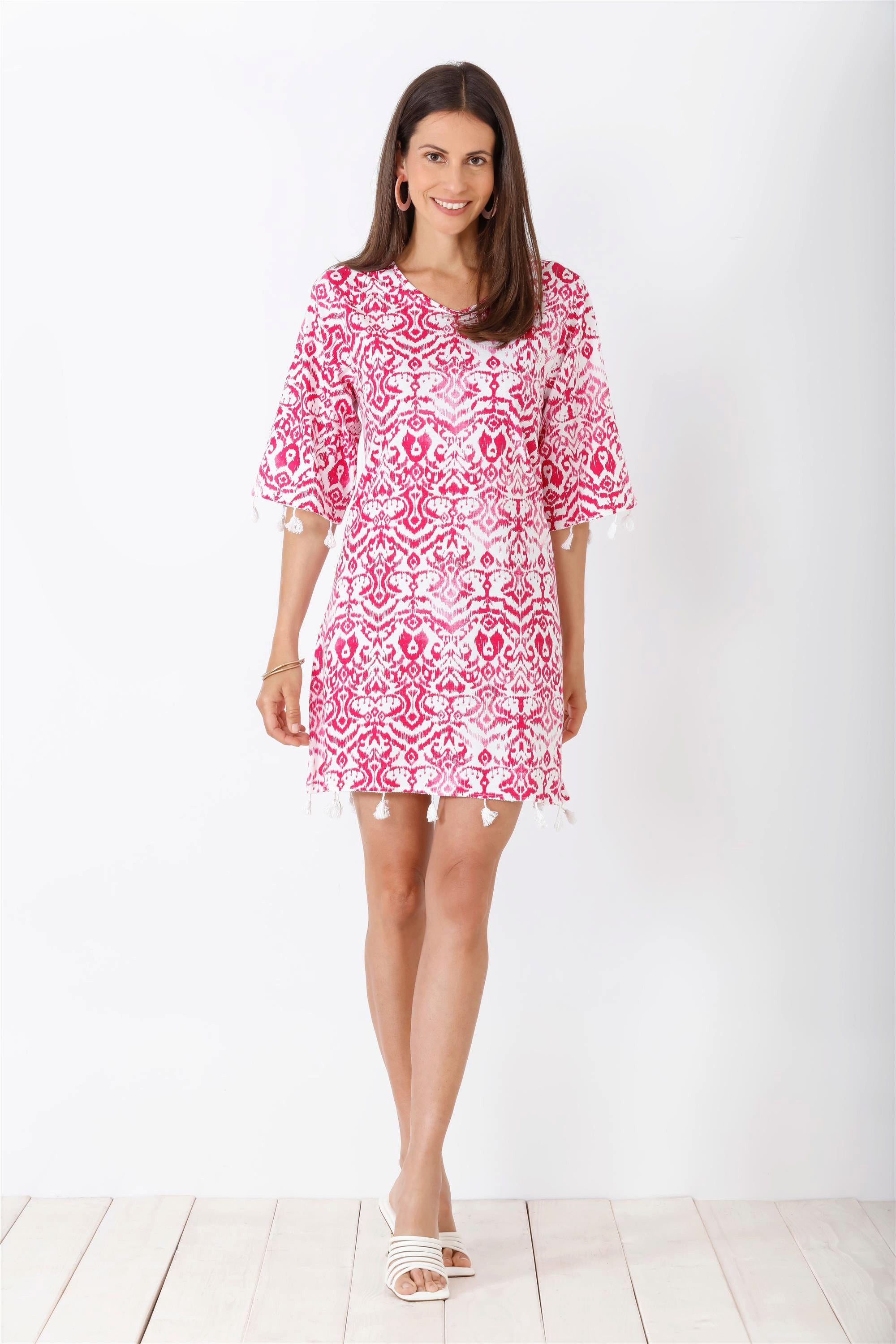 Hajo Strandkleid Damen Kaftan, Premium Cotton günstig online kaufen