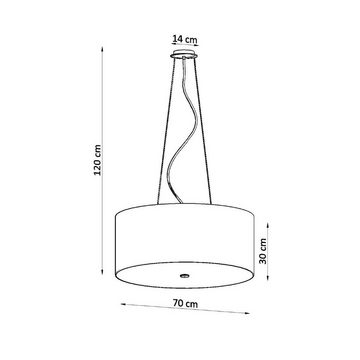 SOLLUX lighting Kronleuchter OTTO, ohne Leuchtmittel, Slush -Einstellung