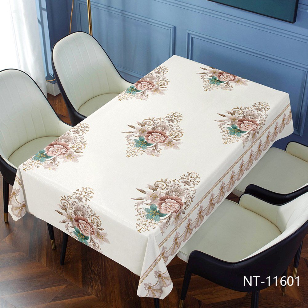 Tischdecke, Tischschonbezug Wasserdichte, Vielseitig marbled Blusmart Bestickte ölbeständige,