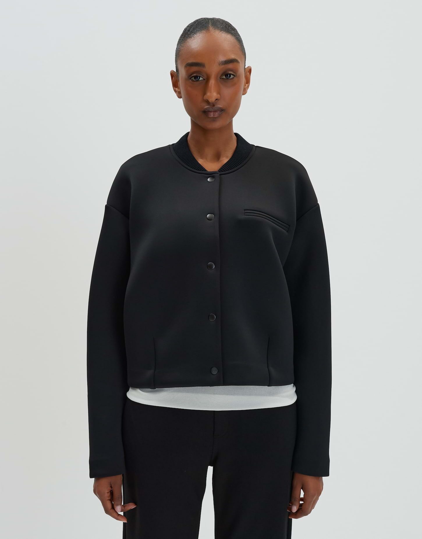 someday Sweatjacke Kurze Bomberjacke ULONI Loose günstig online kaufen