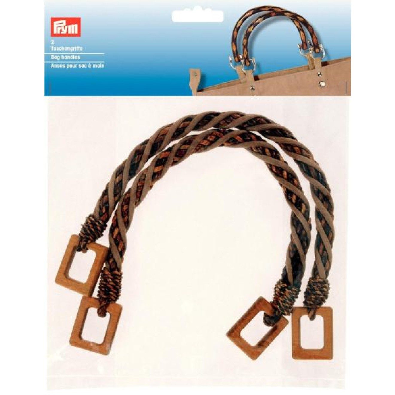 Prym Stricknadeln Taschengriffe 34 cm mehrfarbig 2 St