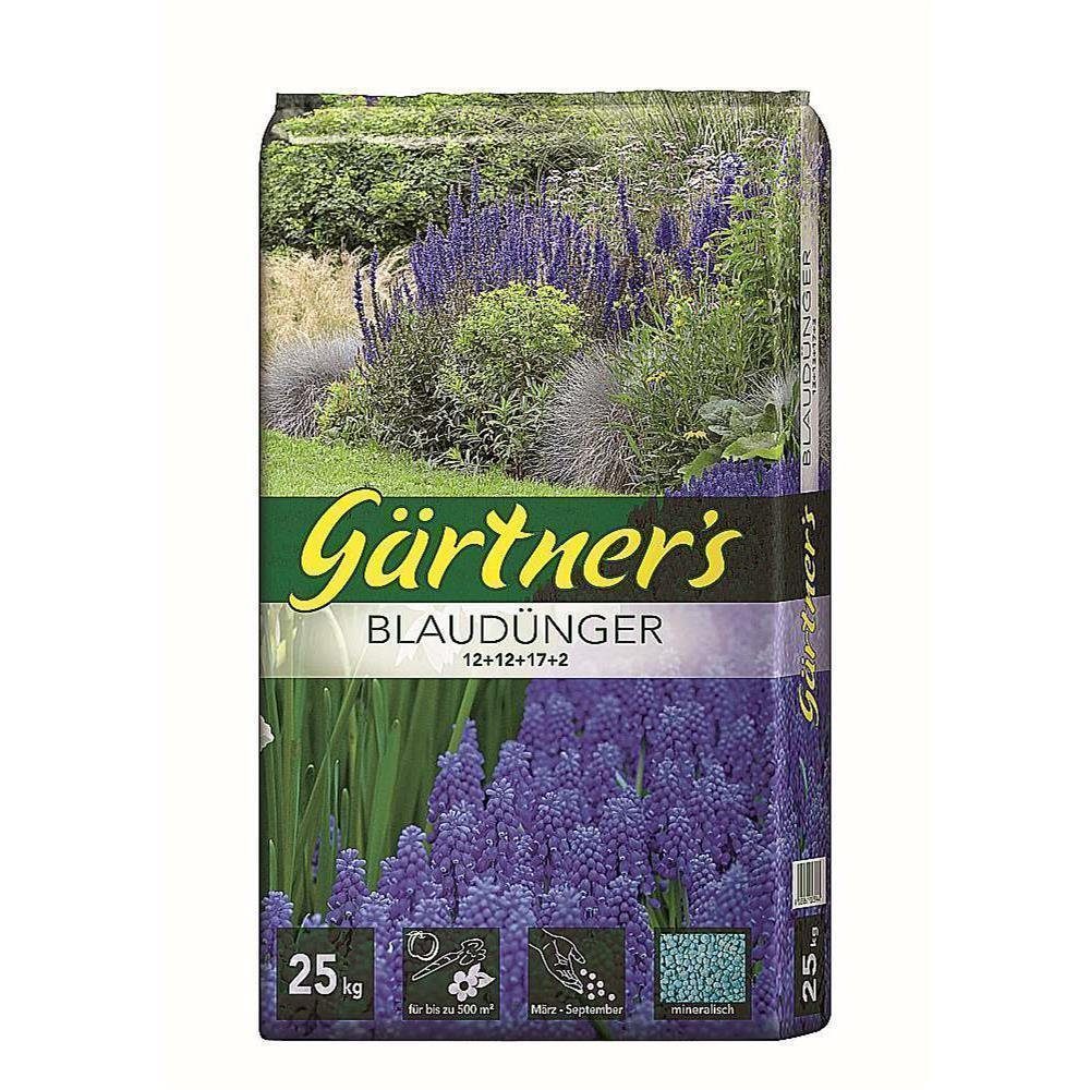 Gärtner's Blaudünger phosphatreduziert 25 kg Blaukorn Volldünger