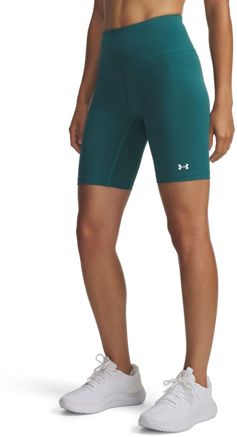 Under Armour® Trainingsshorts MOTION BIKE SHORT EMEA VINTAGE GREEN/BICOASTAL/WHITE