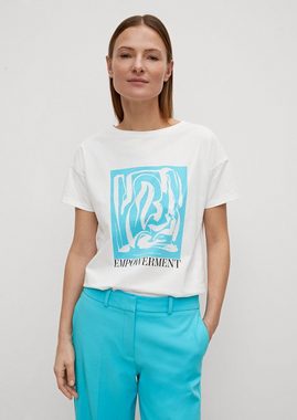 Comma T-Shirt (1-tlg) Plain/ohne Details