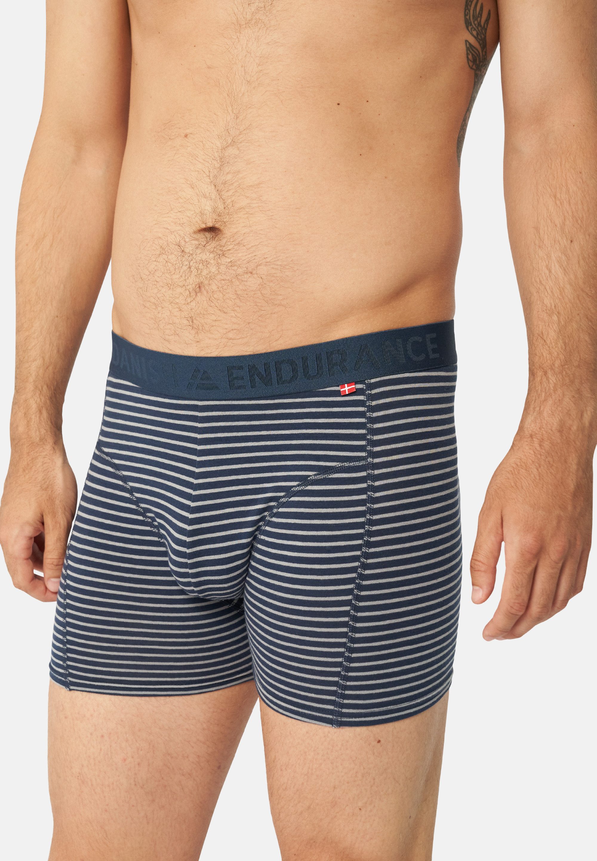 DANISH ENDURANCE Boxershorts Organic Trunks (6-St) aus Baumwolle, weicher Bund, ohne Etikett