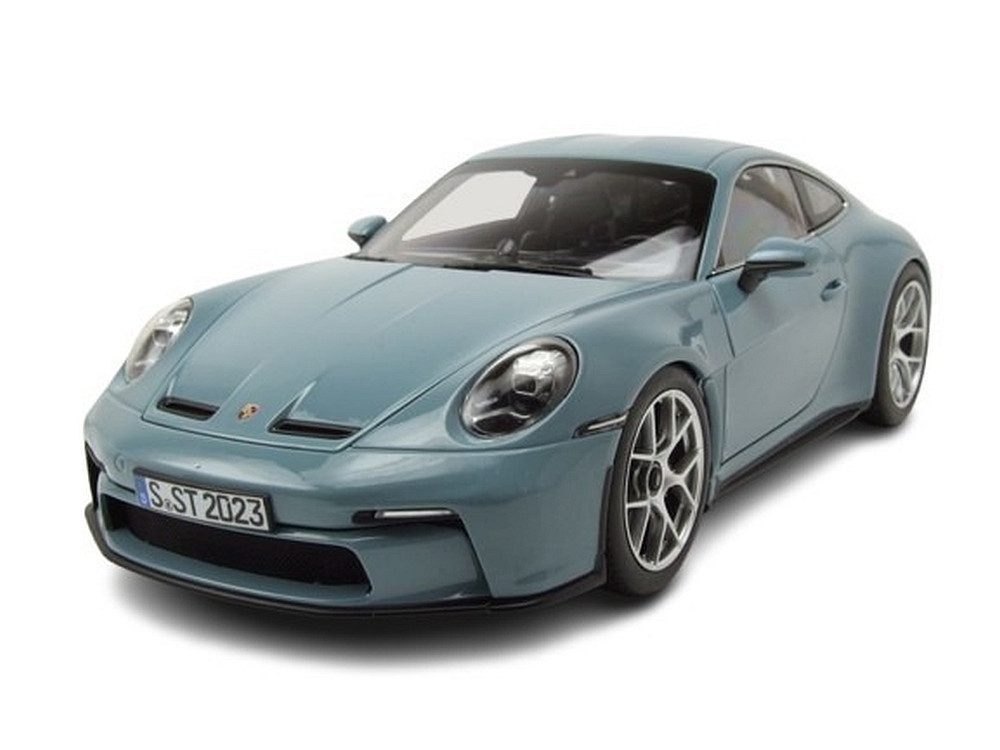Modellauto Porsche 911 S/T 2023 meissenblau
