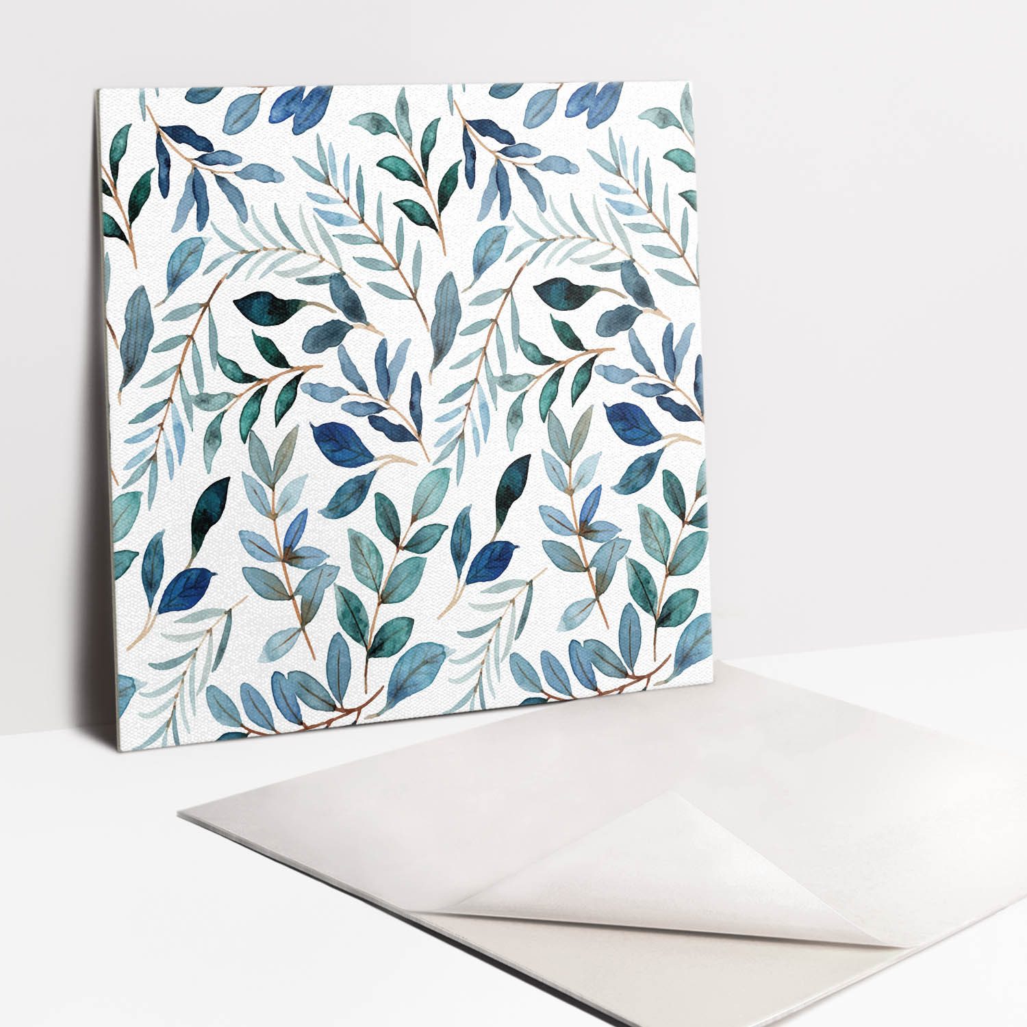 Tulup Wandtattoo Wandfliese Selbstklebend Blätter 30x30cm günstig online kaufen