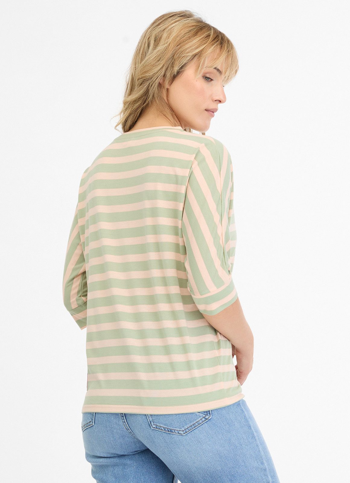 Ragwear 3/4-Arm-Shirt SHIMONA STRIPES mit Fledermausärmeln günstig online kaufen