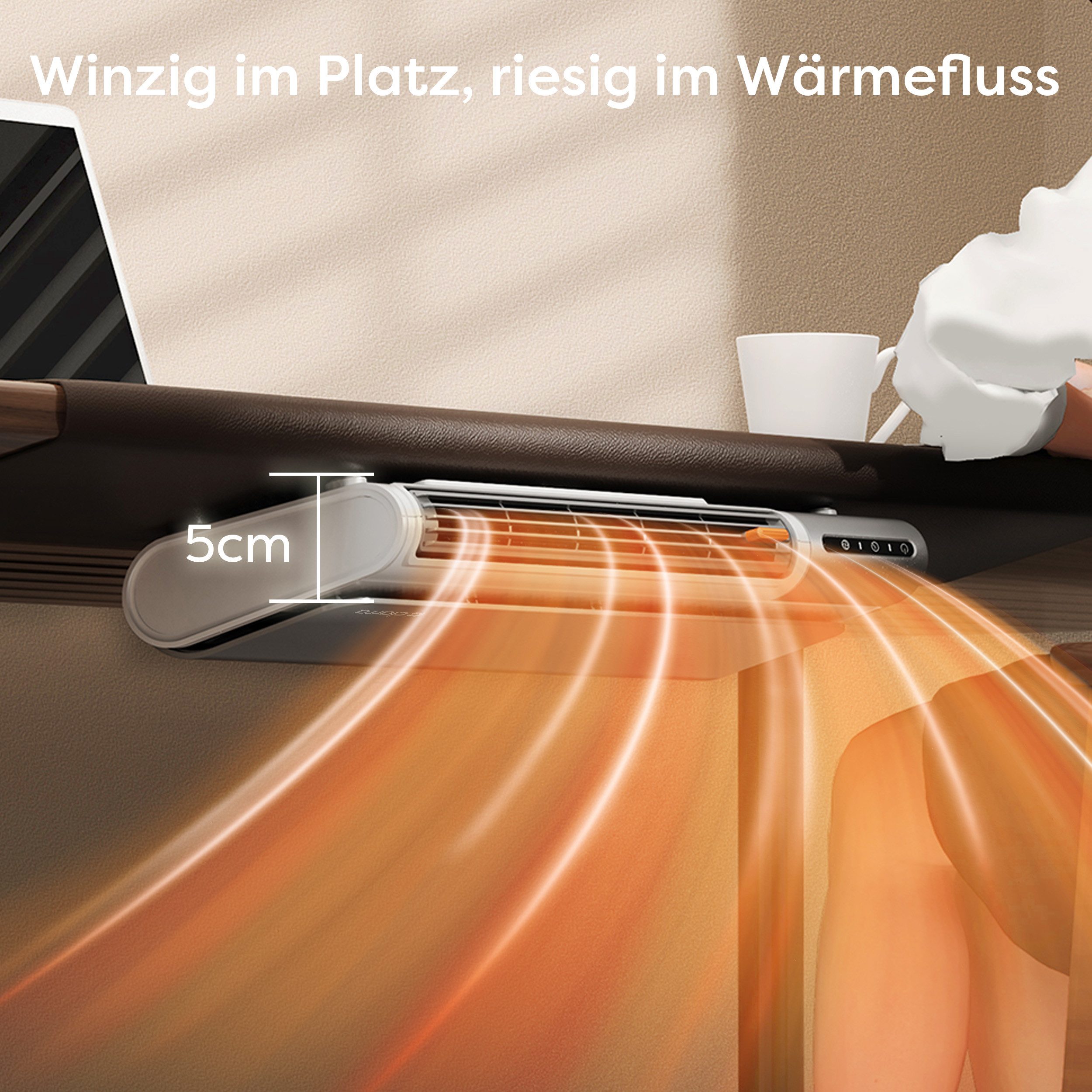 CIARRA Heizlüfter VMHCF516-W, Elektroheizung, PTC-Heizung 3 günstig online kaufen