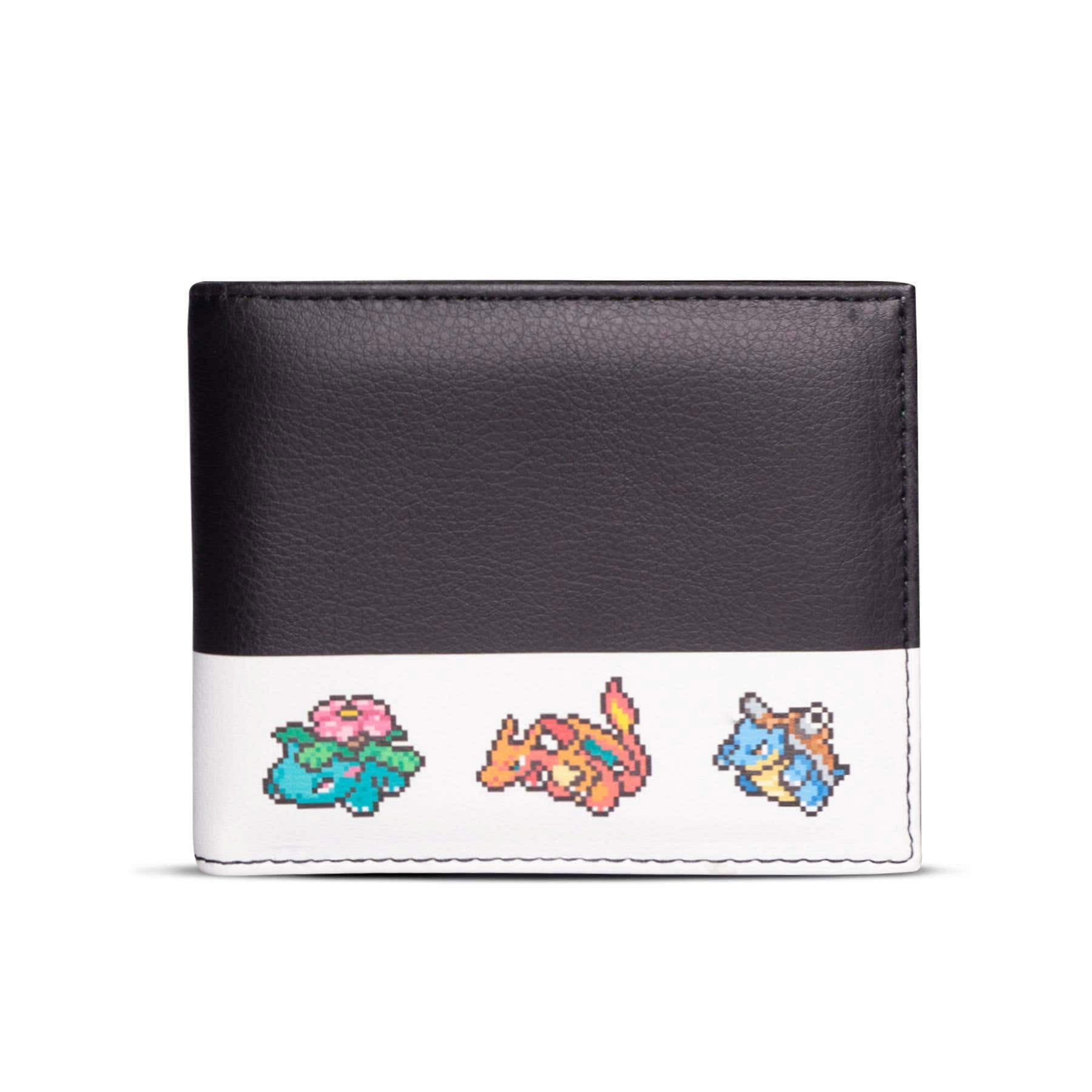 POKÉMON Geldbörse Evolution, Portemonnaie Geldbeutel Glurak Turtok Bisaflor