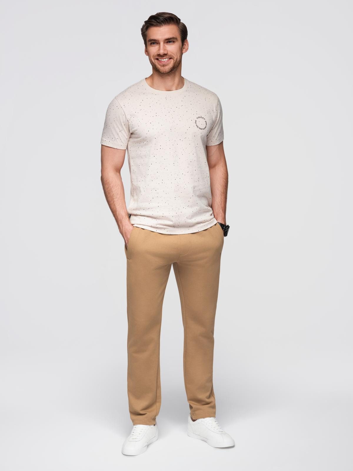 OMBRE Sweathose Herren Sweathose mit geradem Bein