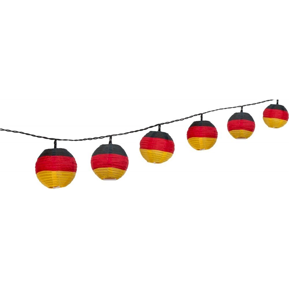 Goobay LEDLichterkette LED Lampions Deutschlandball 2,5 m