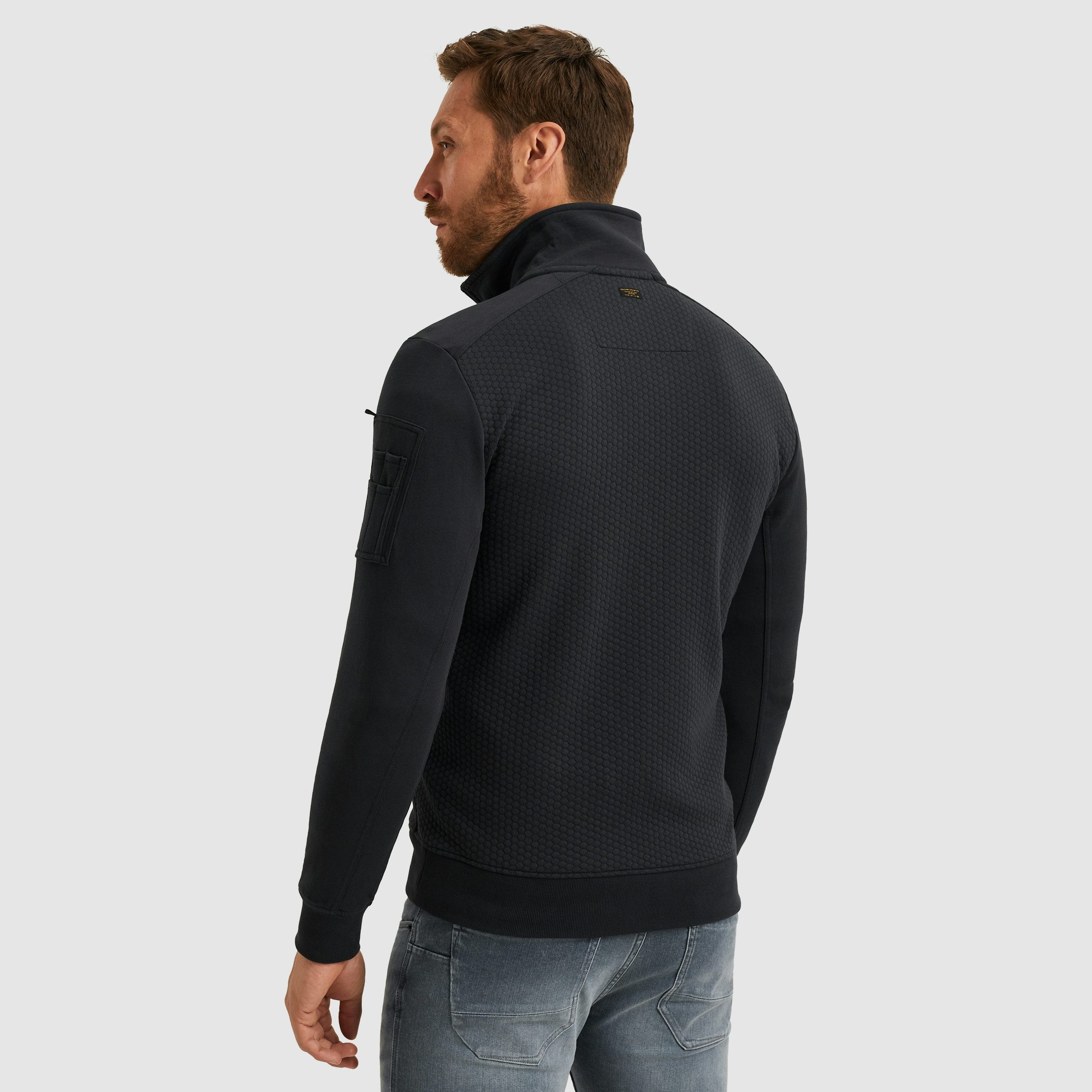 PME LEGEND Sweatjacke mit Logo Stickerei