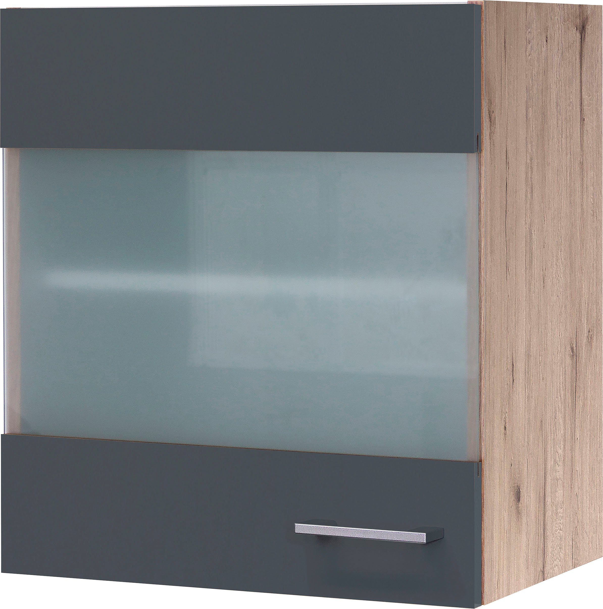 Flex-Well Glashängeschrank Morena (B x H x T) 50 x 54,8 x 32 cm, mit Stollenglastüren | Hängeschränke