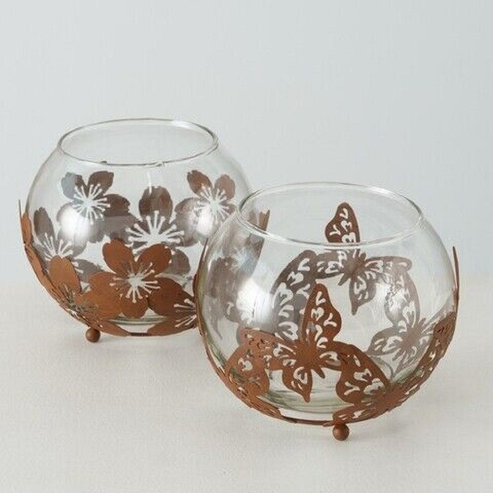 BOLTZE GRUPPE GmbH Windlicht Windlicht Marella 2 sort. H 13,00 cm Stückpreis