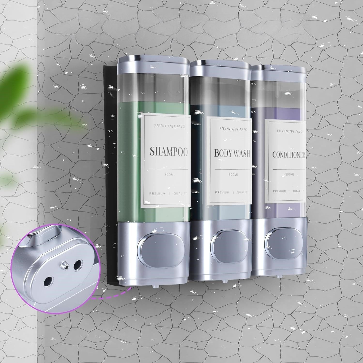 cocosity Seifenspender Shampoo- und Spülungsspender mit günstig online kaufen