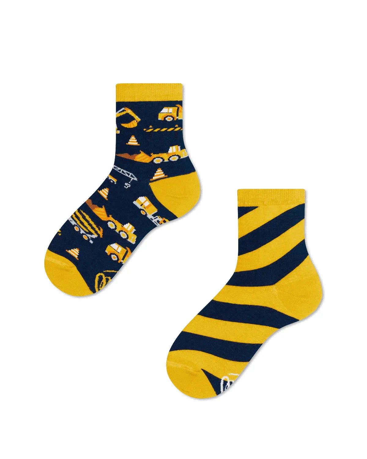 Many Mornings Freizeitsocken Many Mornings Kids Sock the Builder (1 Paar, 1-Paar, 1 Paar) immer ein dismatching Paar